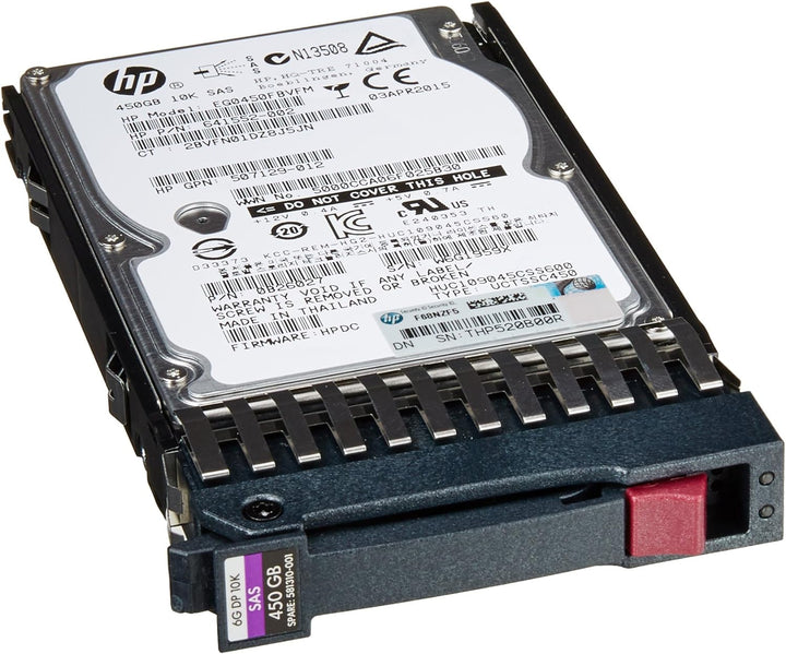 HP Dual Port Enterprise - Festplatte - 450 GB - Hot-Swap - 6.4 cm SFF (2.5" SFF) - SAS-2