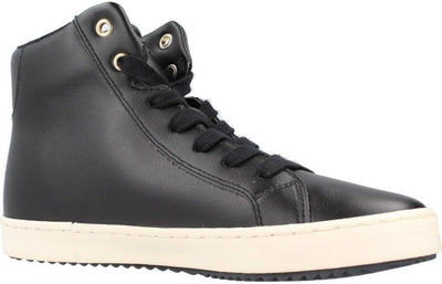 Geox Mädchen J Kalispera Girl A Sneaker 24 EU Black Platinum, 24 EU Black Platinum