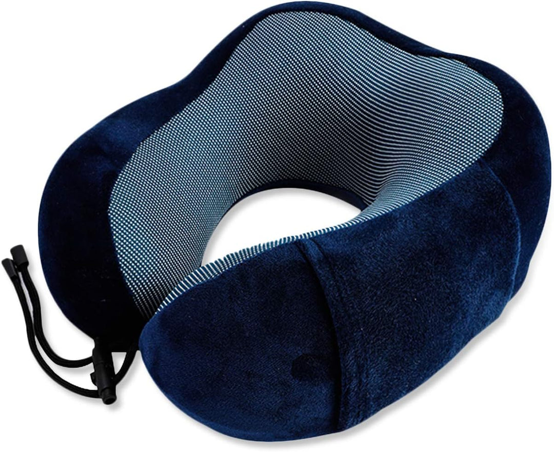 FANDARE Nackenkissen Reisekissen aus Memory-Schaum Neck Pillow Damen Herren Nackenhörnchen Nackenstü