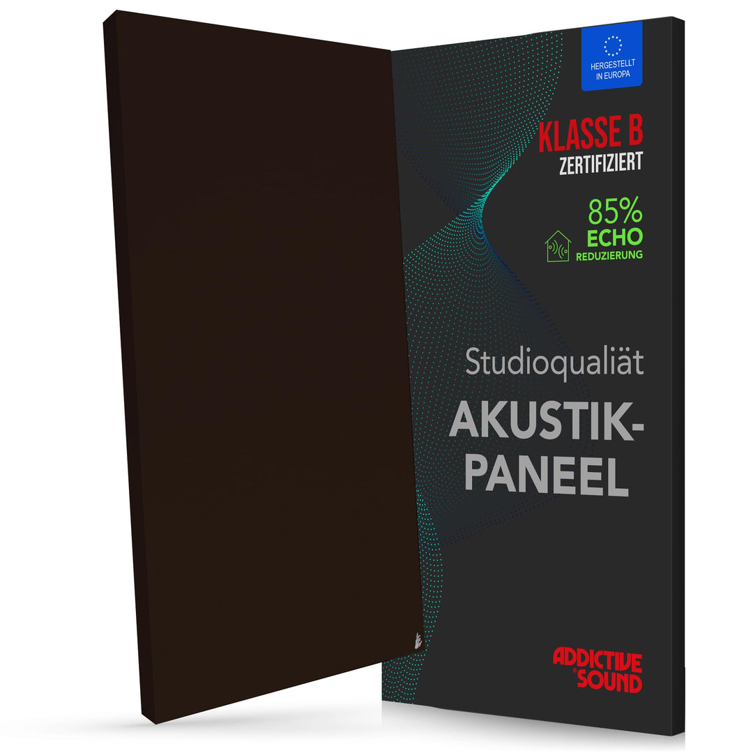 Addictive Sound Schallabsorber Wand Premium, Studioqualität-Akustikpaneel mit Akustikwolle, Klasse A