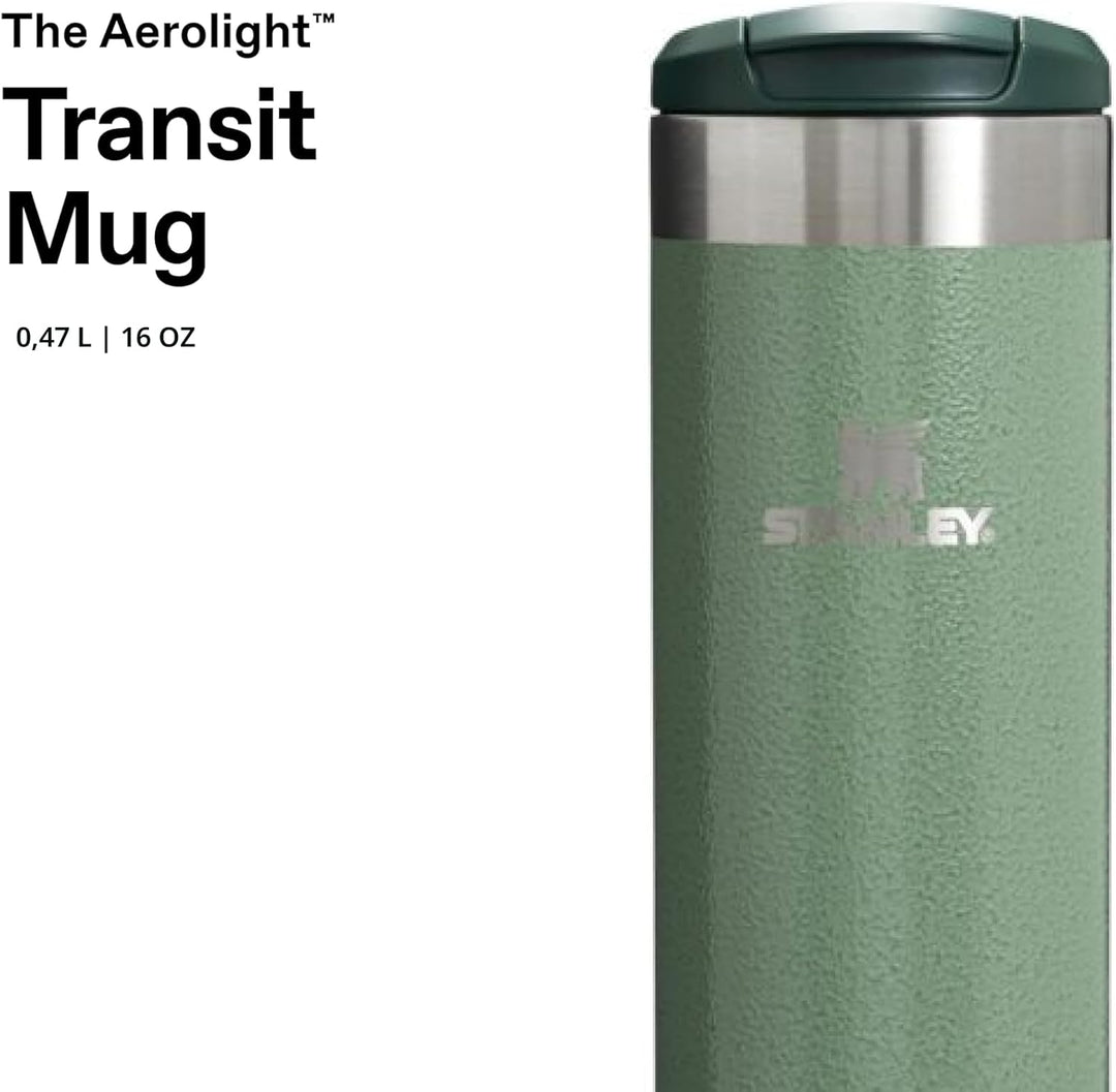 STANLEY 1913 Aerolight Transit Thermobecher 0.47L - Hält 6 Stunden Heiss - Spülmaschinenfest - Kaffe