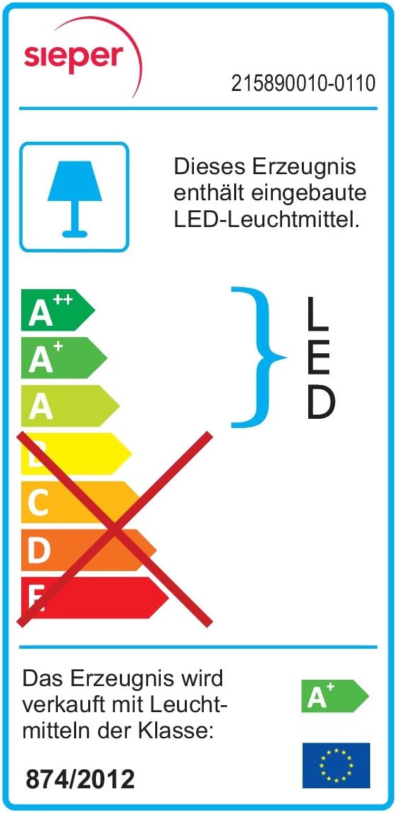 Sieper | Badezimmer Spiegel mit Beleuchtung und Ablage 80 cm Wandspiegel, Badspiegel energiesparend,