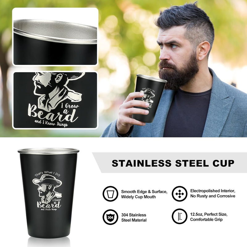 Geschenke für männer, Bartpflege Set für Männer, Bartwachstums Set Geschenke für Männer Papa, Beard