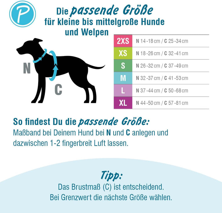Petlando Hundegeschirr Mesh Vest, leichtes Brustgeschirr aus weichem Mesh &amp; Nylon, stufenlos verstel