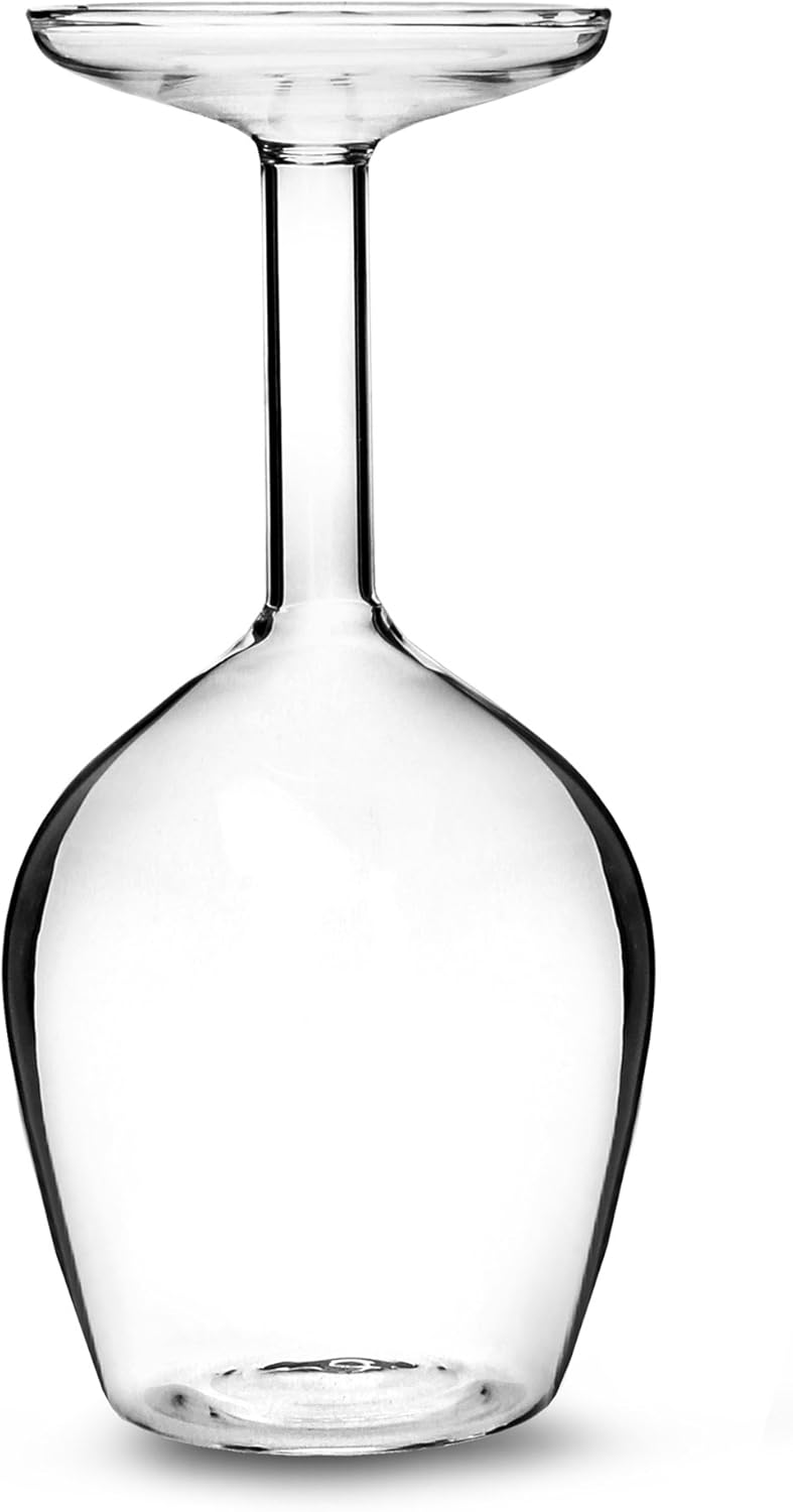 Auf dem Kopf stehendes Weinglas, 375ml – Neuheit Weinglas-Geschenk 1 Stück (1er Pack) 1, 1 Stüc