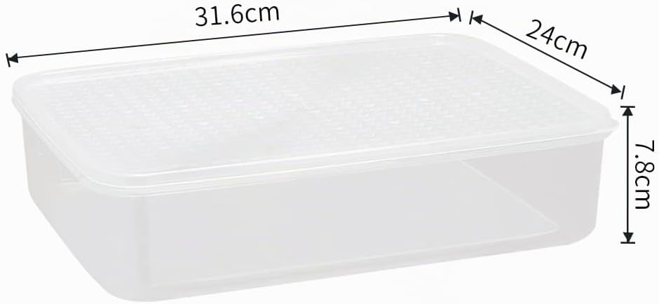 Cetomo 5L*6 Gefrierbehälter, Frischhaltedose, Vorratsdosen mit Deckel, Behälter Gefrierschrank fur K