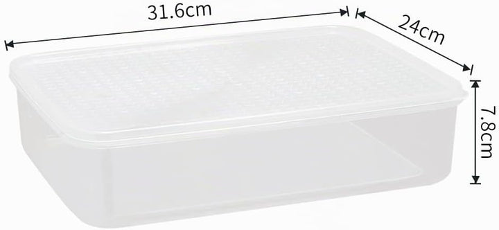 Cetomo 5L*6 Gefrierbehälter, Frischhaltedose, Vorratsdosen mit Deckel, Behälter Gefrierschrank fur K