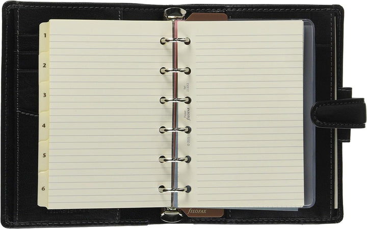 Filofax 25115 Pocket Holborn,1 Woche / 2 Seiten - multilingual, schwarz