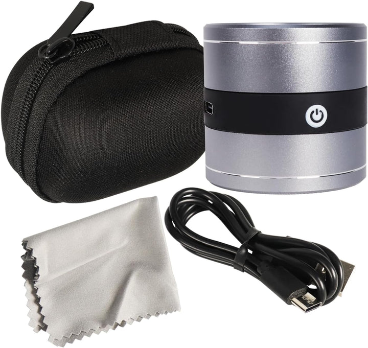 10X Juwelierlupe mit LED- und UV-Licht, metrischer Skala, USB-LED-Ladeanzeige. Ideal für Schmuck, Te