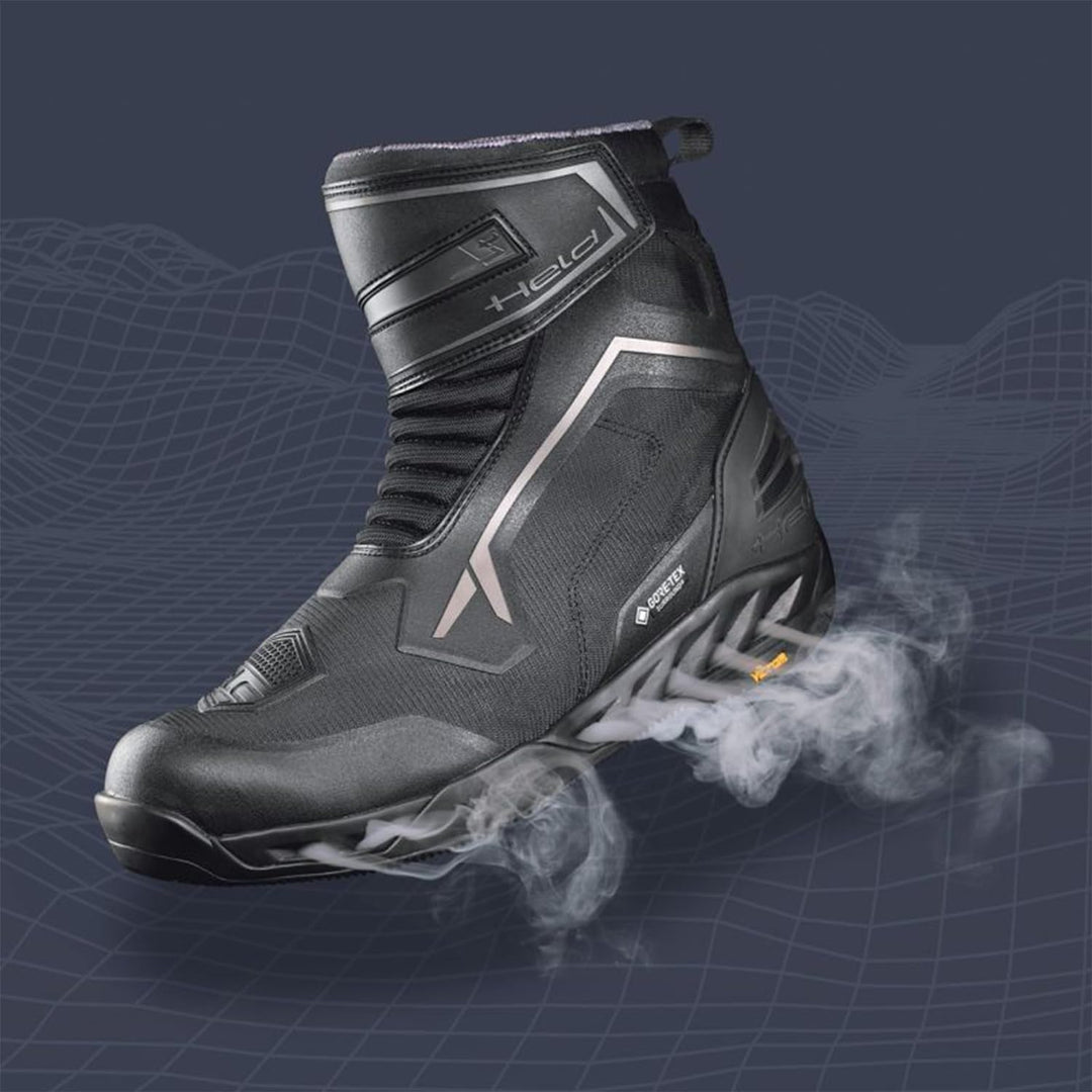 Held Herren Ventuma Surround Gtx Motorradstiefel Kurz Schwarz 41Ventuma Surround GTX GORE-TEX Kurzst