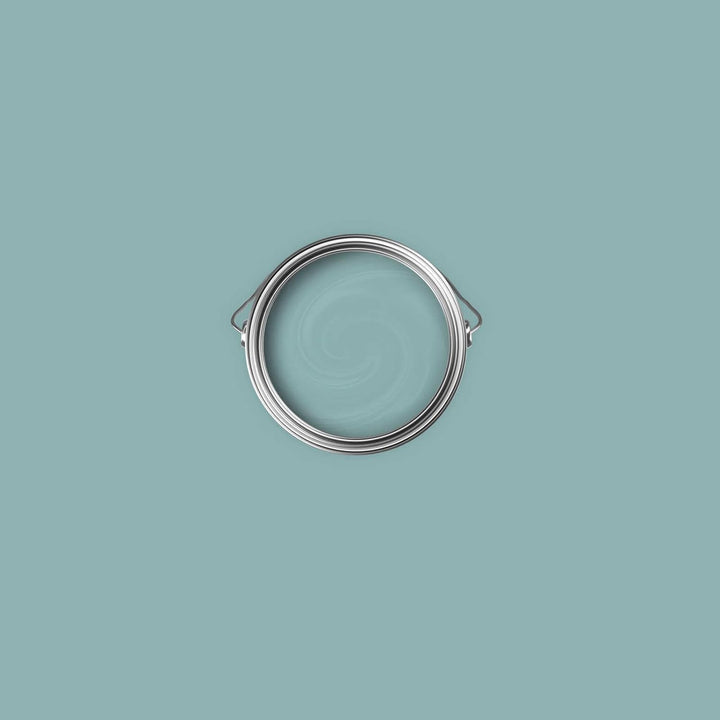New Walls Premium Wandfarbe Blau, Blaugrün Liquid Luxury Dispersionsfarbe für Innenräume – 1 L 1000
