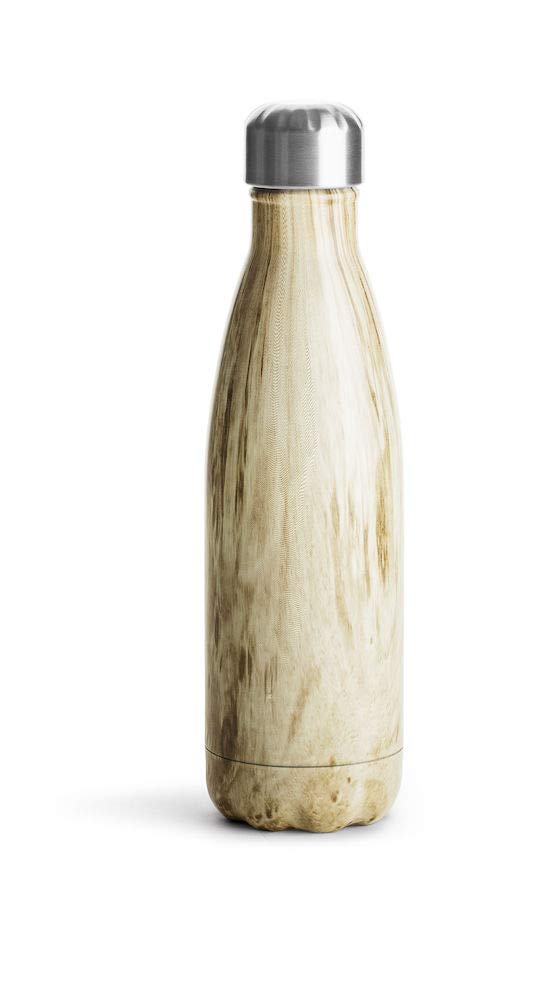 Sagaform Isolierflasche Stahlflasche, Edelstahl, Braun, One Size