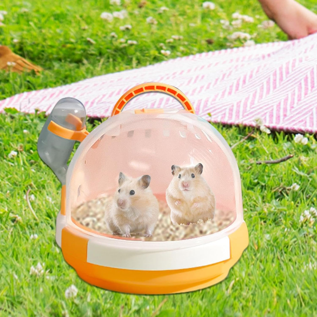 Travel Case, Gerbil Travel Cage, Pet Portable Carrier, Hamster Travel Cage, Transport Box, Small Pet