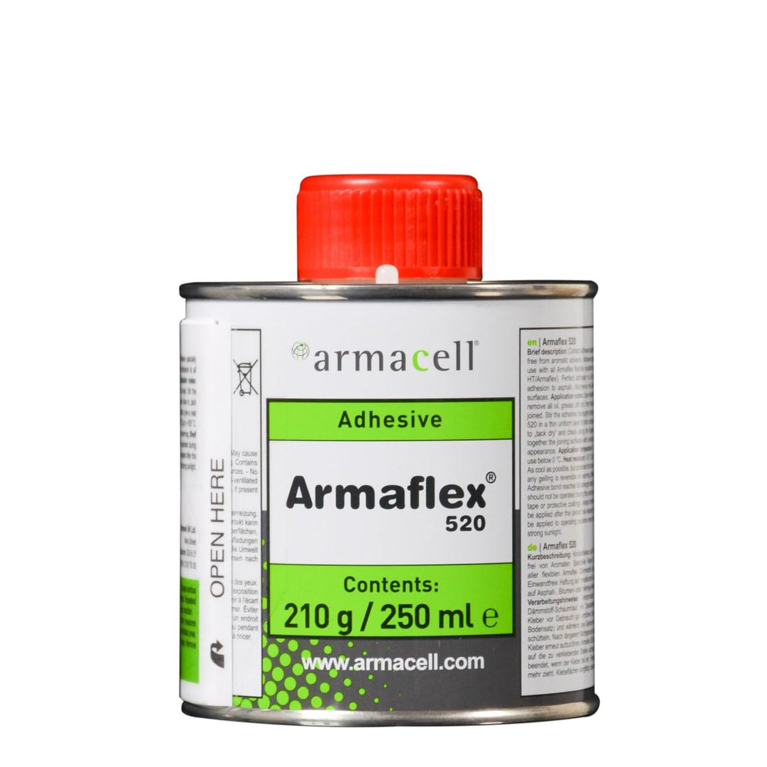 Armaflex Armacell Kleber 520 für Kautschuk-Platten und Schläuche 0,25 Liter Pinseldose + Scorprotect