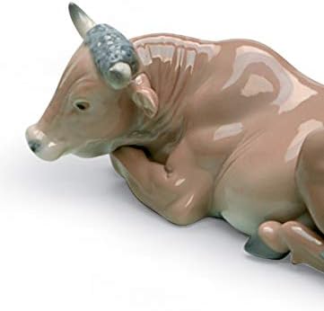 LLADRÓ Krippenfigur Ochse. Ochse (Krippenfigur). Porzellan.