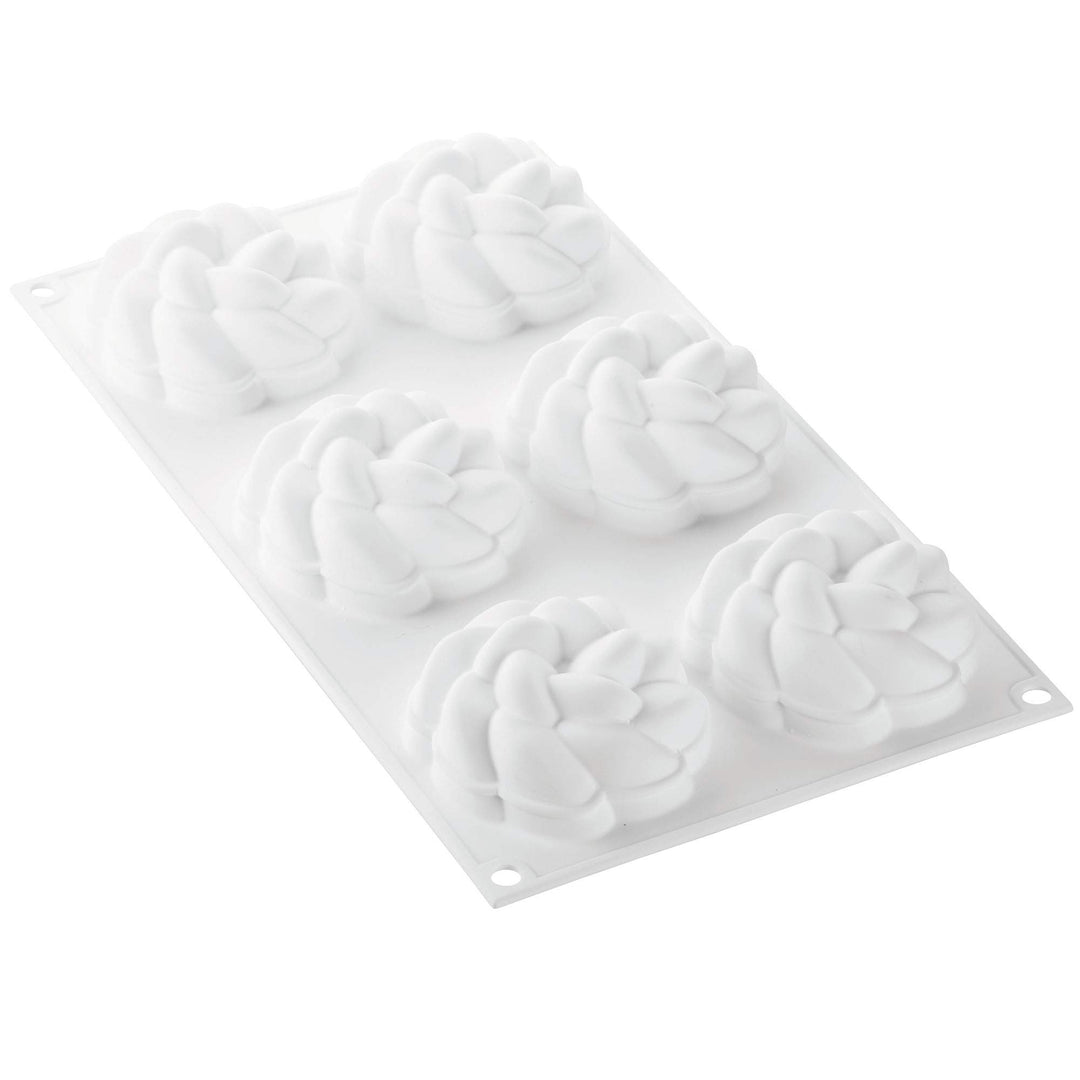 Silikomart Silikonform für Tarte-Ringe Blume, Durchmesser 80 cm