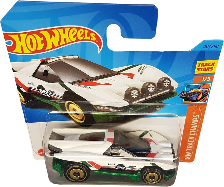 Hot Wheels - Rally Speciale - HW Track Champs 1/5 - HKK37 - Short Card - Castrol - Bilstein - Track