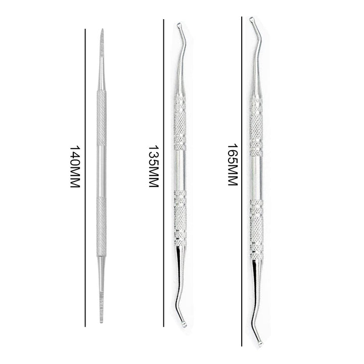 3 PCS Eingewachsene Zehennägel Set Professionelle Nagelpflege Eingewachsene Fussnägel Datei & Lifter