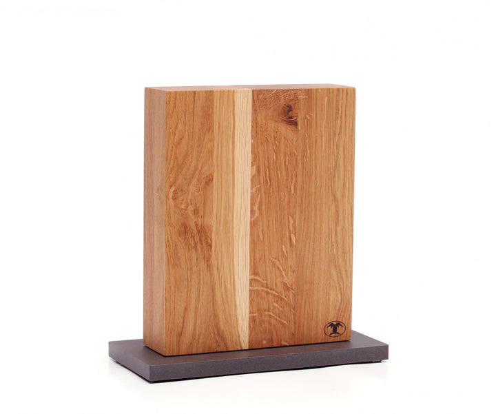 Blockwerk Magnetblock für 8 Messer, Eiche, anthrazit