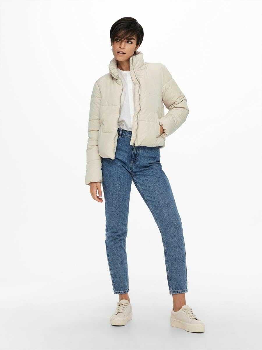 JACQUELINE de YONG Female Daunenjacke JDYNEWERICA Daunenjacke, Moonbeam/Detail:silver Zipper