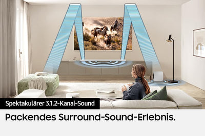 Samsung HW-S811GD 3.1-Kanal Ultra Slim Soundbar für TV-Geräte, Bluetooth-Lautsprecher mit ultraschla