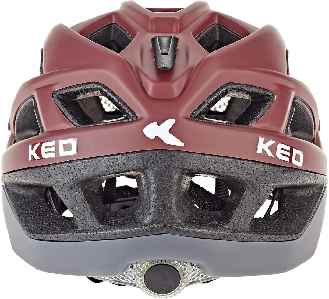 KED Companion MTB Fahrrad Helm matt rot 2022 L (55-61cm), L (55-61cm)