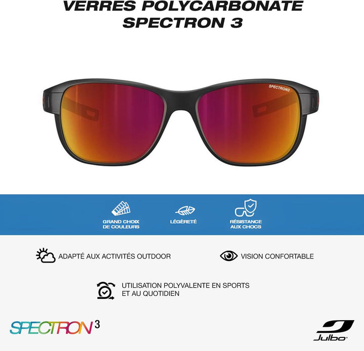 Julbo Unisex Camino M Sunglasses Einheitsgrösse Schwarz, Einheitsgrösse Schwarz