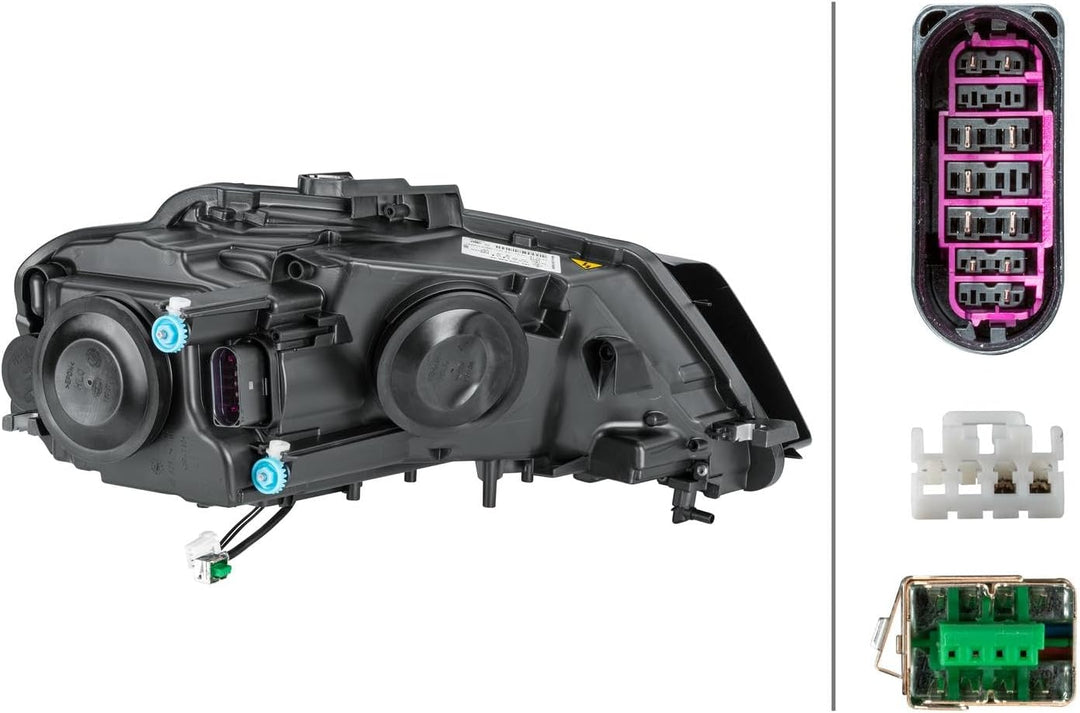 HELLA 1EL 009 648-391 Bi-Xenon/LED-Hauptscheinwerfer - links - für u.a. Audi A3 (8P1) Links (Fahrers