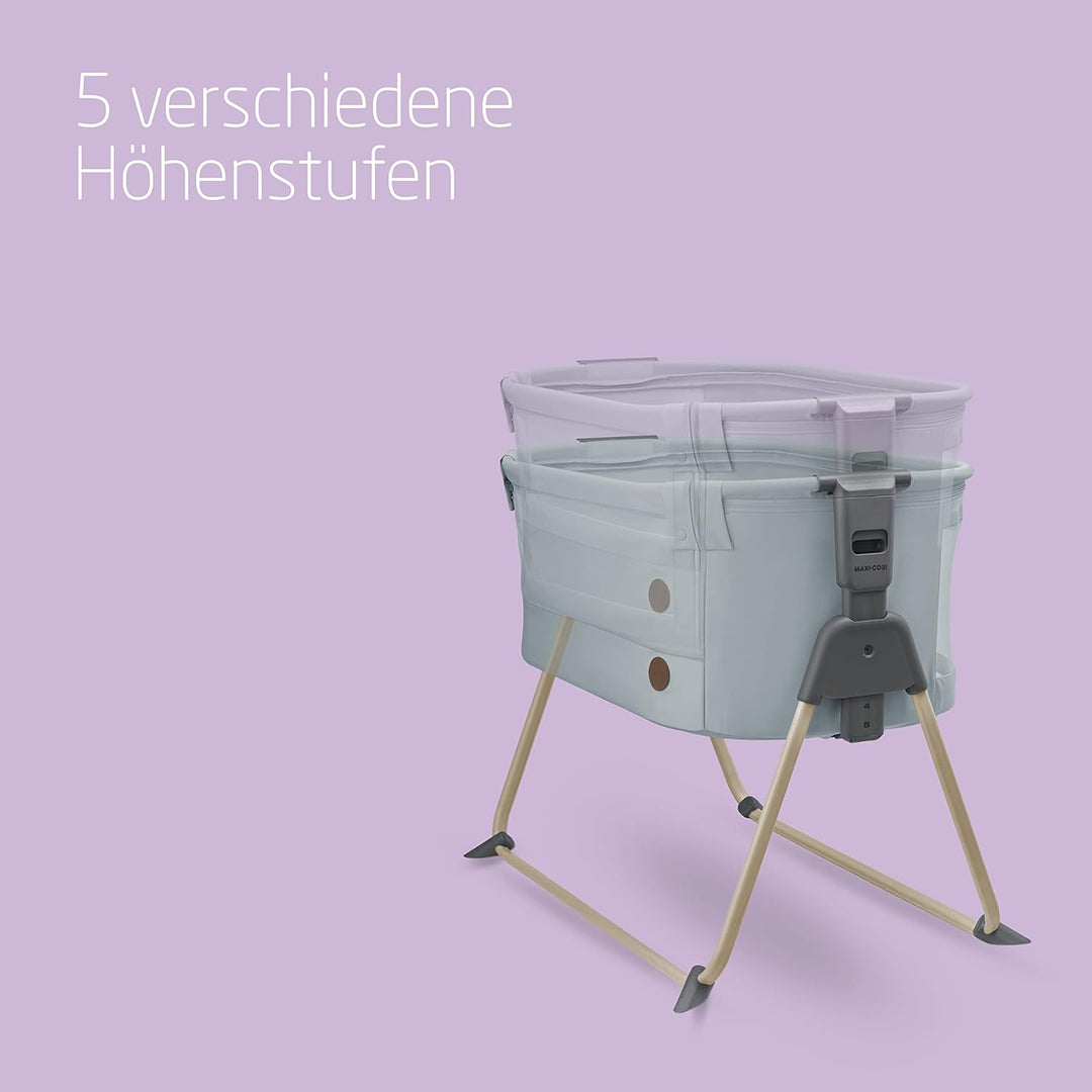 Maxi-Cosi Tori 2-in-1-Beistellbett, Krippe, 0 bis ca. 6 Monate, 0–9 kg, kompakt zusammenklappbar, le