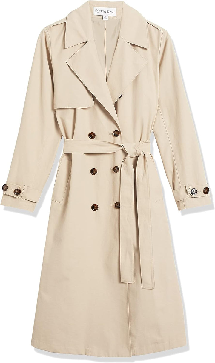 The Drop Noa Trenchcoat für Damen S Hummus, S Hummus
