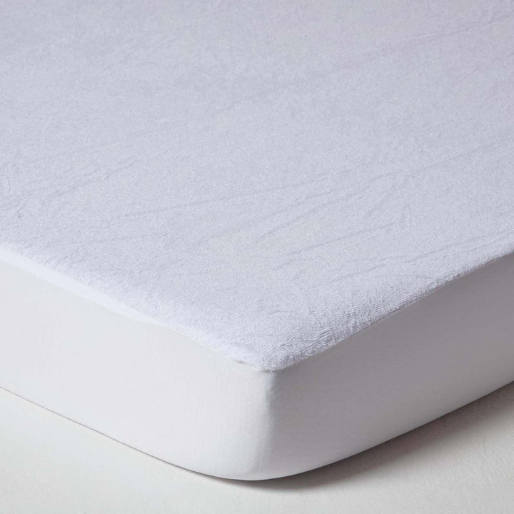 Homescapes 2er-Set wasserdichte Matratzenschoner Baby 60x120 cm, Frottee-Schonbezüge Babybett, hypoa
