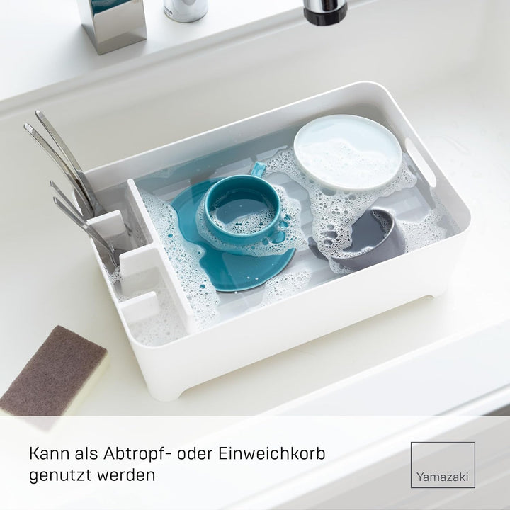YAMAZAKI 2452 Drainer Abtropfgestell, ABS, Weiss, One Size, Weiss