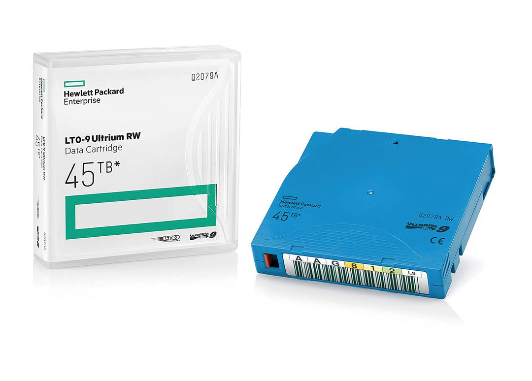 HPE LTO-9 45TB RW Non Custom Label Pack