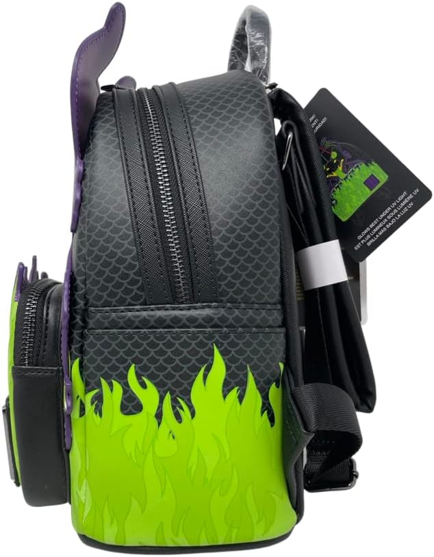 Pop by Loungefly Disney Maleficent Dragon Cosplay Rucksack, schwarz, Mini, Loungefly Mini Rucksack