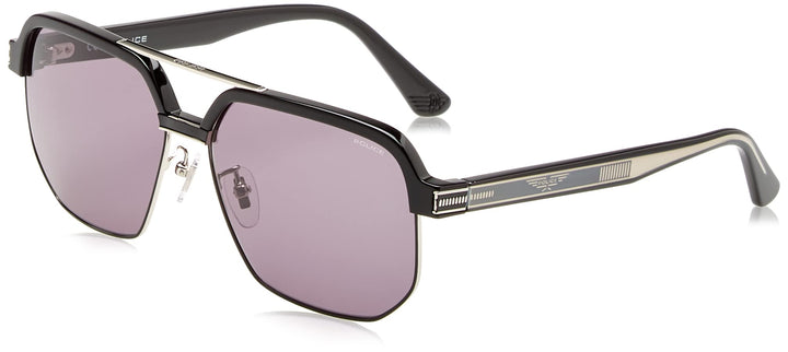 Police Unisex SPLF11 Sunglasses, Black, 61
