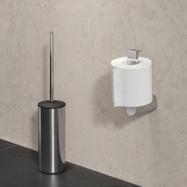 Geesa Wynk Toilettenbürste freistehend, WC-Bürstengarnitur mit Deckel und herausnehmbaren Kunststoff