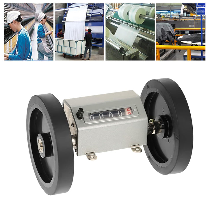 Zähler Rolling Wheel Digits 0-9999.9 Längenzähler Messlänge, max. Geschwindigkeit 350 U/min Grau Res