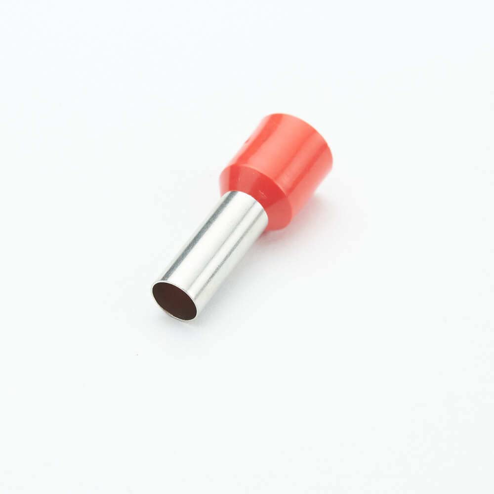 edi-tronic Aderendhülsen isoliert 10mm² 500 St. E-10mm² rot 500x Aderendhülsen 10mm² isoliert, 500x