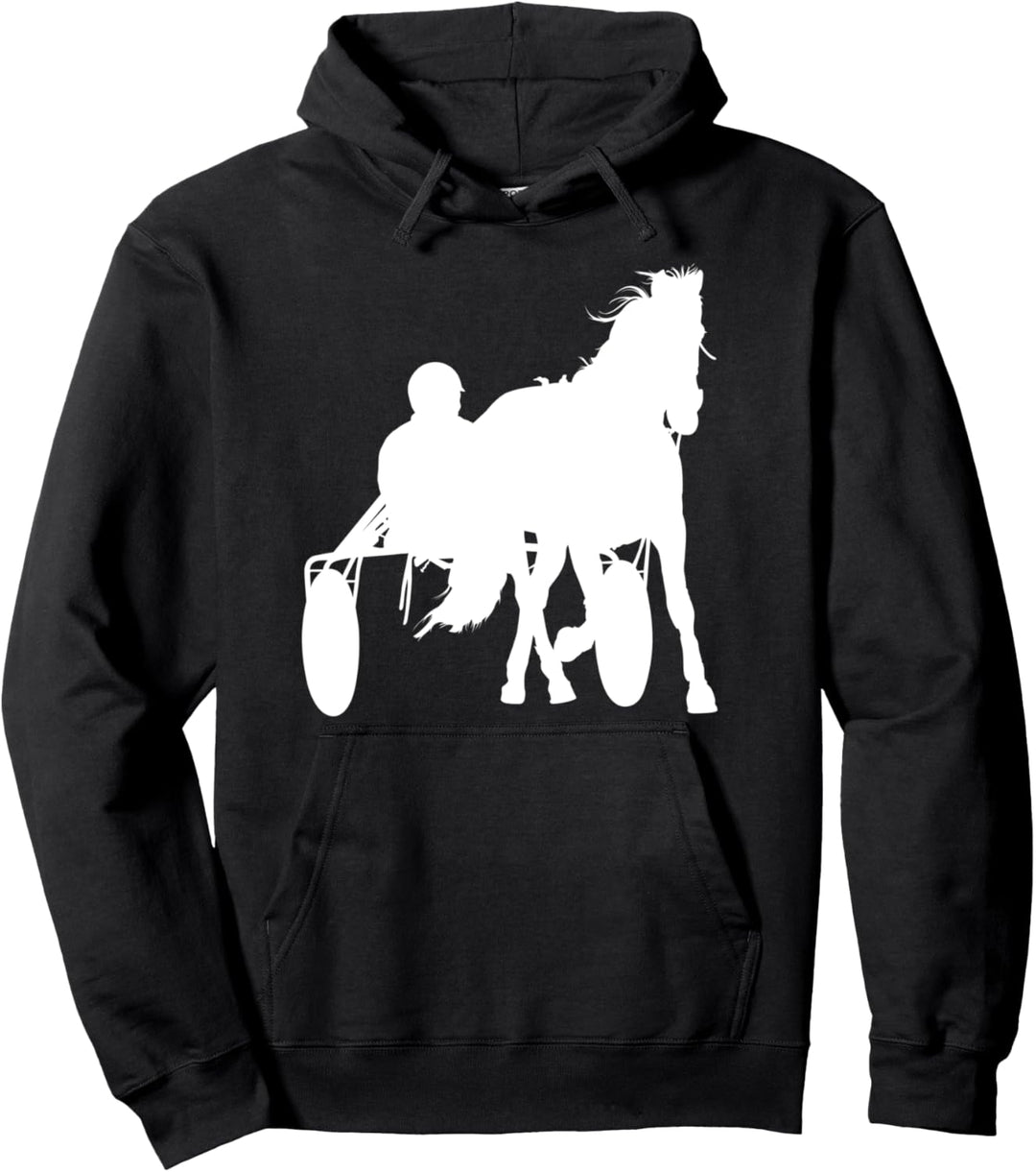 Trabrennsport Trabrennen Pferde Pferdesport Traber Fun Sport Pullover Hoodie