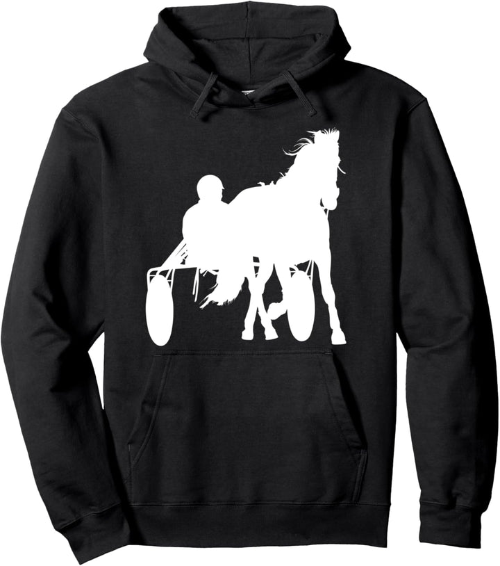 Trabrennsport Trabrennen Pferde Pferdesport Traber Fun Sport Pullover Hoodie