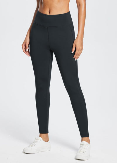BALEAF Damen Thermo Leggings Winter Strumpfhosen gefüttert Thermounterwäsche Warm Laufhose Yogahose