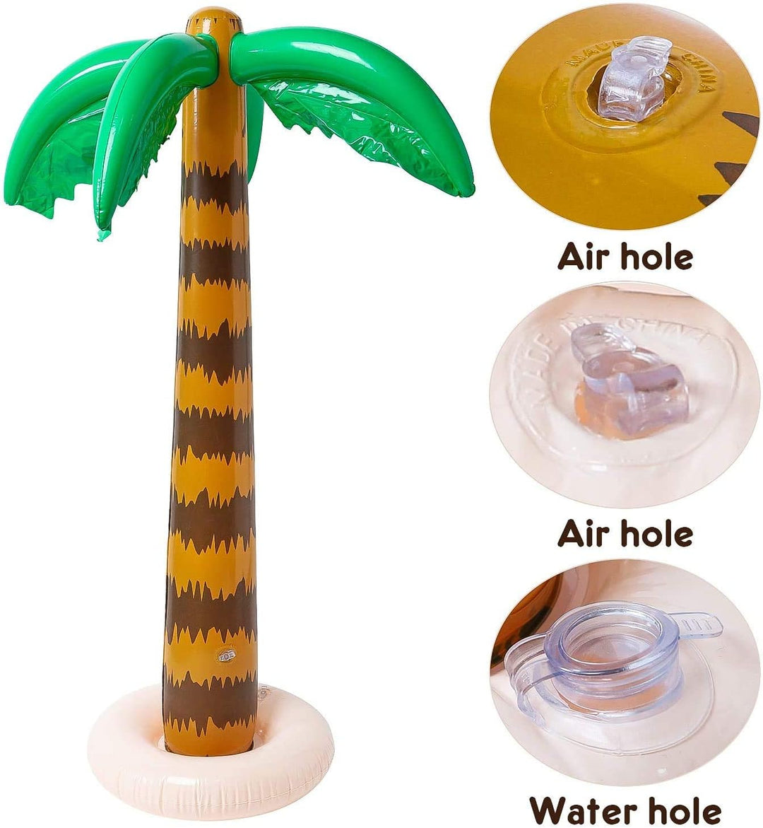 LATERN 11 Stück Aufblasbare Palmen Aufblasbar Flamingos Papagei Banane Strand Bälle Spielzeug für Ha