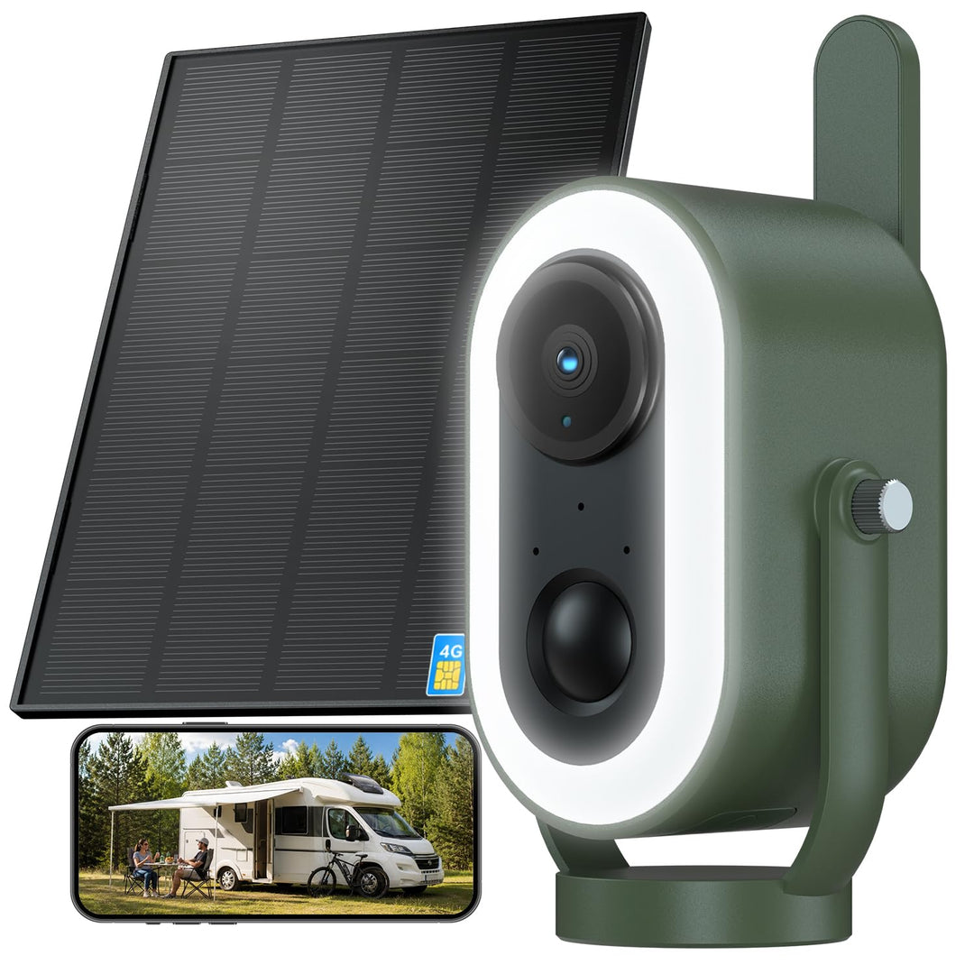 Xega 4G LTE Überwachungskamera mit SIM Karte Solar Magnetisch Aussen