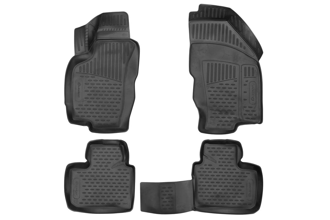Element Passgenaue Premium 3D Gummimatten Fussmatten passend für ALFA Romeo 156, 1997-2007, 4 TLG, S