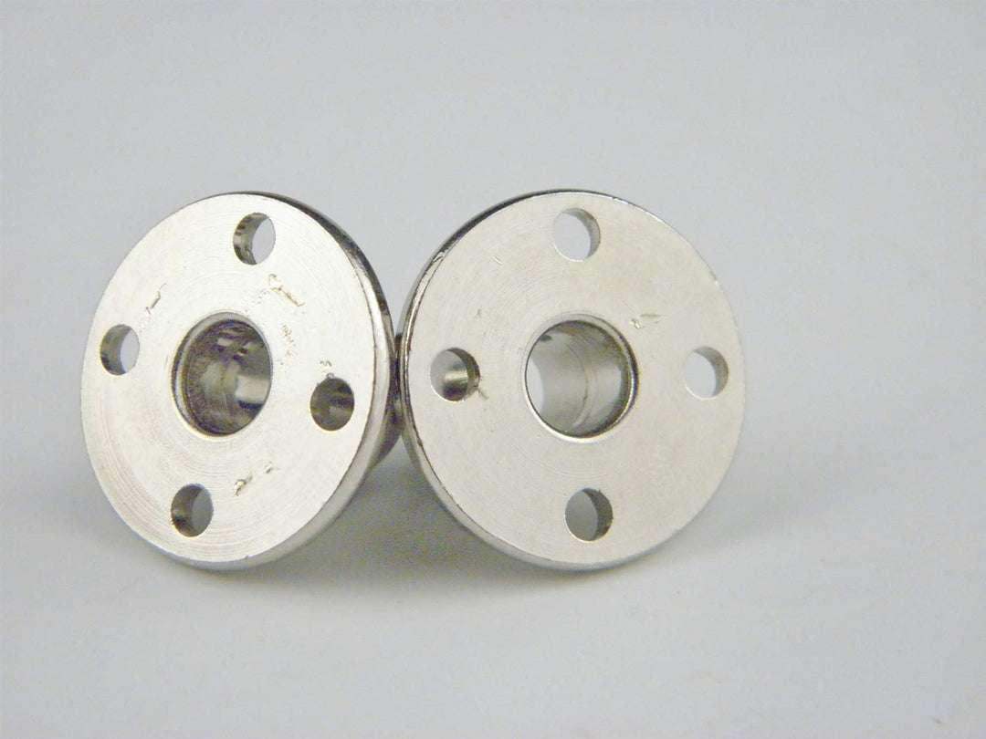 CHANCS Wellenkupplung, Flanschkupplung, 7mm, starrer Flansch, galvanisierter Stahl, Motorführungswel