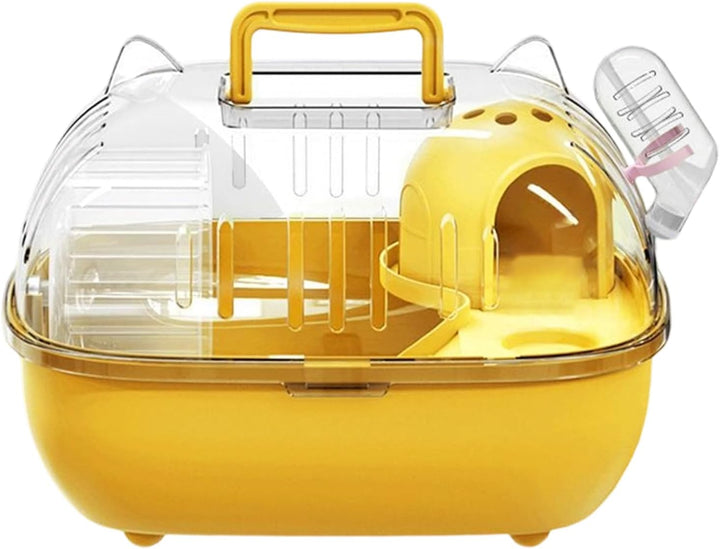 Hamster-Reisetasche, tragbare Transportbox, Reise-Hamsterkäfig, für Kaninchen, Nagetiere, Eidechsen,