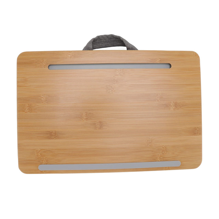 Schossständer, tragbarer multifunktionaler Laptop-Schreibtisch, stabiles Kissen, ergonomischer Bambu