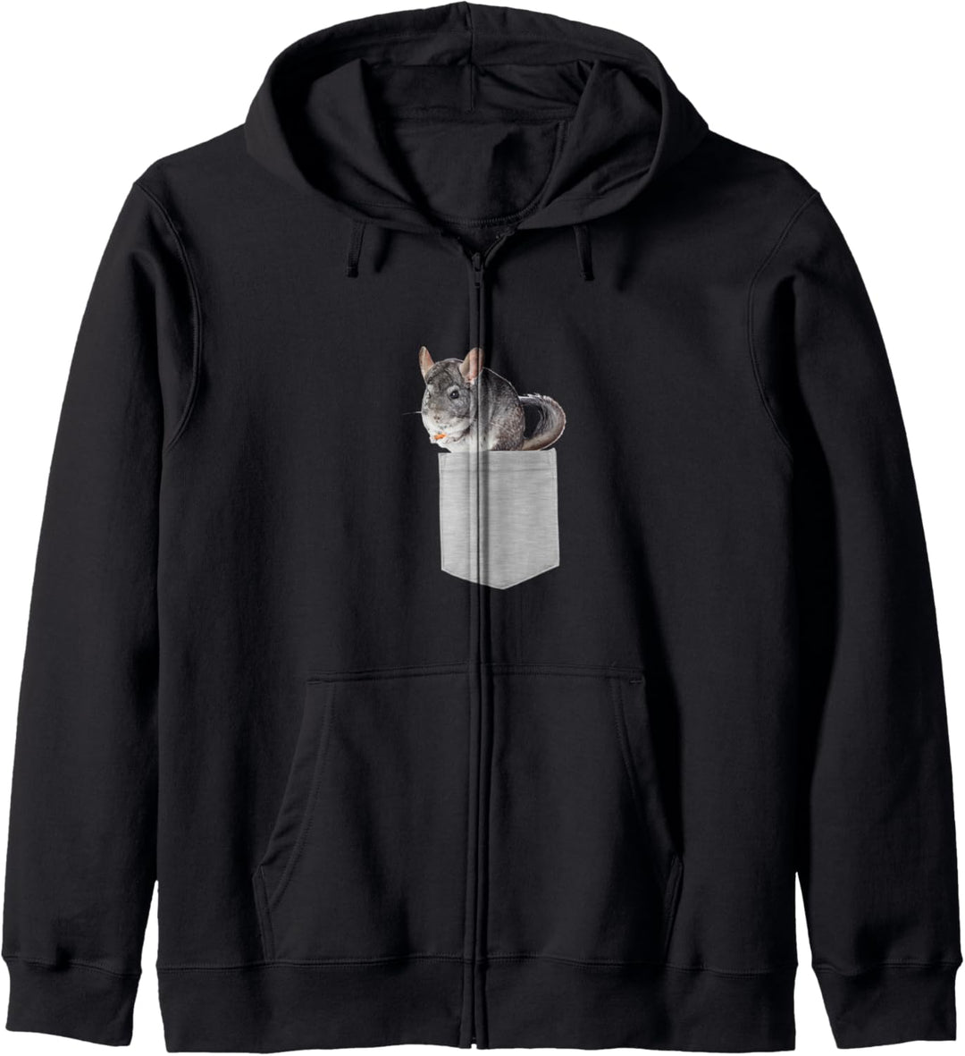 Animal in Your Pocket Grey chinchilla Kapuzenjacke