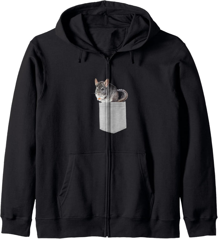 Animal in Your Pocket Grey chinchilla Kapuzenjacke