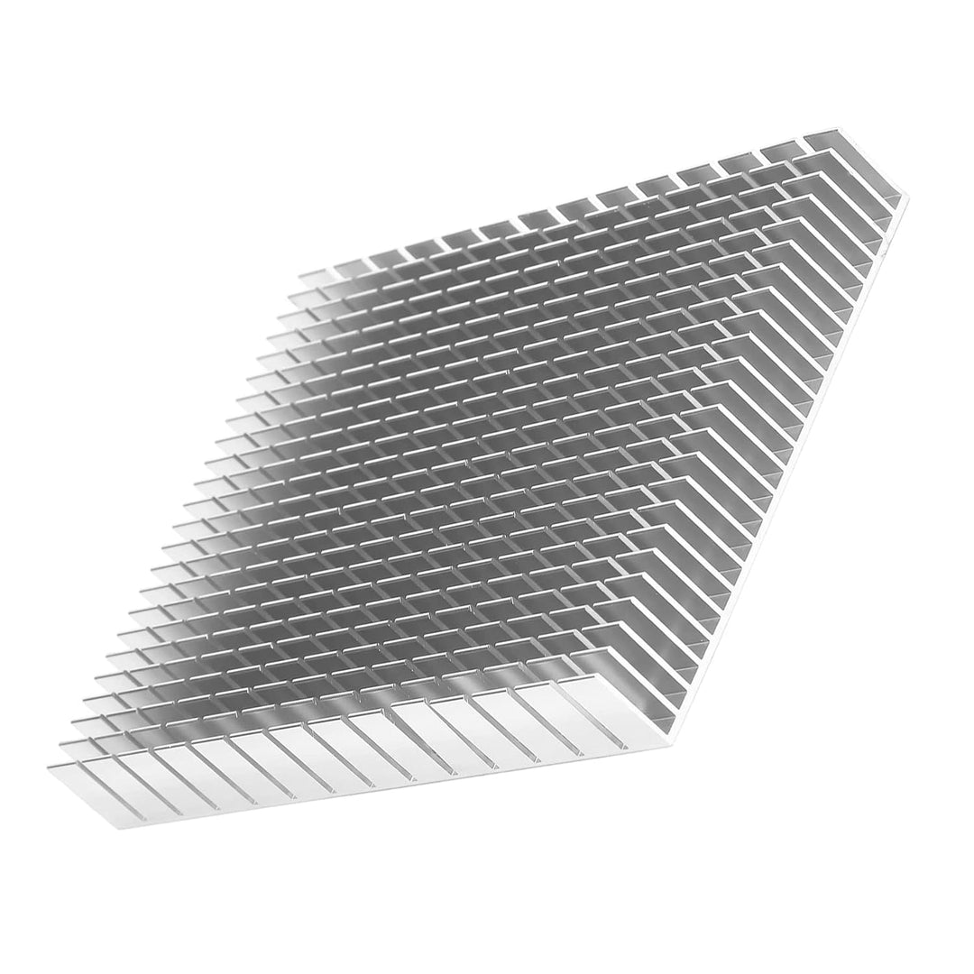 Eujgoov Aluminium Kühlkörper, PC Kühlrippen Heatsink 150x120x20mm Kühlung Kühlerkühlung für CPU Leis